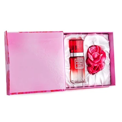 Image of Rose of Bulgaria Gift Set Hand Made Glycerin Soap 40g &amp; Perfume 25ml in Luxurious Box