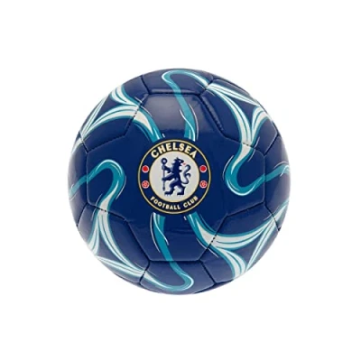 Image of Hy Pro Officially Licesned Chelsea F.C Cosmos Football Blues, Size 5, 26 Panel, Training, Match, Merchandise, Collectible For Kids and Adults