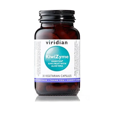 Image of Viridian KiwiZyme Digesten Kiwi Fruit with Aloe Vera 30 Vegicaps