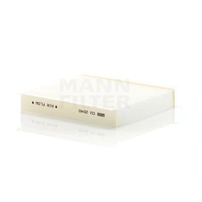 Image of 647962, 6479E0 Pollen Filter MANN CU 2040 Particulate 200mm 177mm 30mm SUZUKI: SWIFT 5, 4, FIAT: Tipo Hatchback, Estate