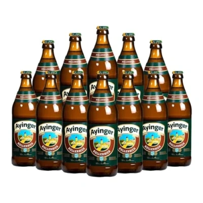 Image of Ayinger German Kellerbier 500ml Bottles 4.9% ABV (12 Pack)