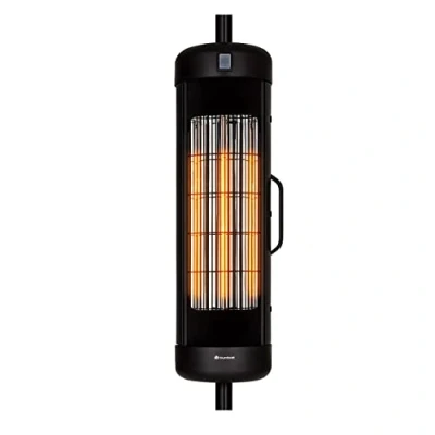 Image of Klarstein Hanging Infrared Heater, Patio 2000W Outdoor Heaters For Home &amp; Garden, Electric Heaters, Energy Efficient IP54 Attach To Garden Umbrellas