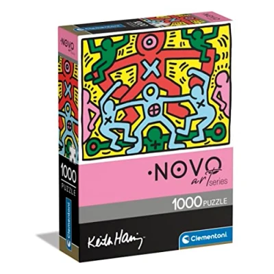 Image of Clementoni 39757 Modern Museum Collection Keith Haring Jigsaw Puzzle 1000 Pieces, For Adults Made In Italy