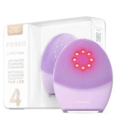 Image of Foreo LUNA 4 Plus Near Infrared &amp; Red LED Cleansing Device with Microcurrent Toning for Sensitive Skin