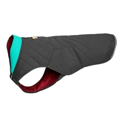 Image of RUFFWEAR Stumptown Jacket, Overcoat for Dogs, Warm and Abrasion resistant Clear Cold Days, Twilight Gray, Small