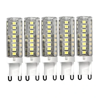 Image of JANDEI G9 LED Bulbs, 6W, Natural White 4200K, 400LM, No Flicker, Non dimmable, Energy Saving Bulb for Chandelier Home Lighting Decor, 5 Pack
