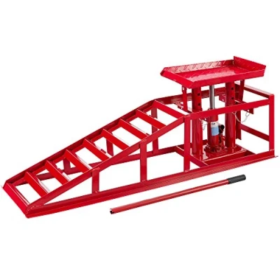 Image of Arebos Car ramp Height adjustable from 270 375 mm 2 T Single