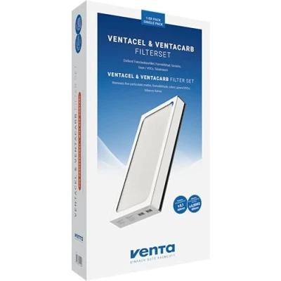 Image of VENTA 2221100 Filterset VentAcel &amp; VentAcarb Filter Set Pack of 1, White