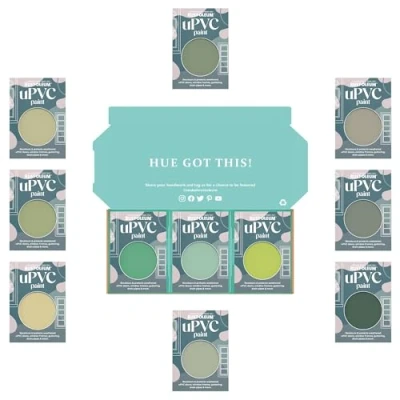 Image of Rust Oleum uPVC Paint in Gloss Finish Rich Greens Tester Box