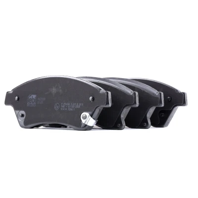 Image of 13301207, 13374966, 13412272 Brake pad set FEBI BILSTEIN 16789 Front Axle with acoustic wear warning VAUXHALL: Astra Mk6, Mk6 GTC