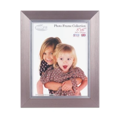 Image of Inov8 Framing Frame, Tin, Pewter Silver Inset, 8x6 inch