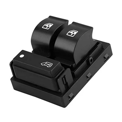 Image of KSTE Power Window Switch, Electric Switch Button for Citroen Relay, Fiat Doblo, Ducato, Peugeot Boxer, Black, 735421419
