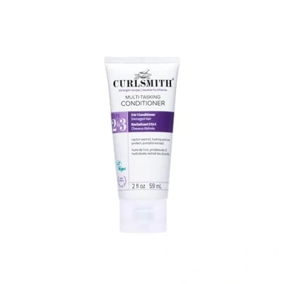 Image of Curlsmith Multi Tasking Conditioner, 3 in 1 Conditioner with Proteins, for Damaged Hair 59ml (Pack of 1)