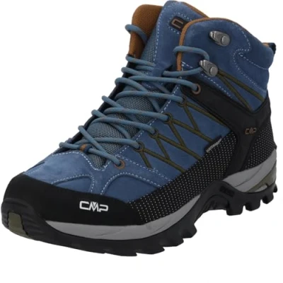 Image of CMP Men&#039;s Rigel Mid Trekking Shoes Wp Walking, Bluestone Rubber, 7 UK