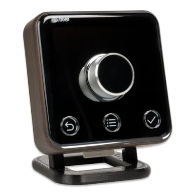 Image of P3D LAB Thermostat Stand for Hive v2 with Mounting Screws Black 3 Years Warranty Made in UK