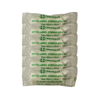 Image of Value Aid Extra Large Sterile Dressing 28cm x 20cm Pack of 6