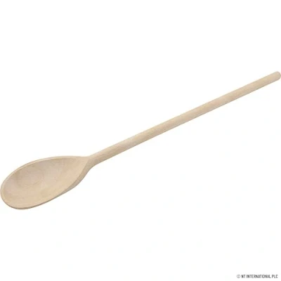 Image of 5 X New 14&quot; Wooden Kitchen Spoon Stirring Mixing Utensil Handheld Tool Cooking