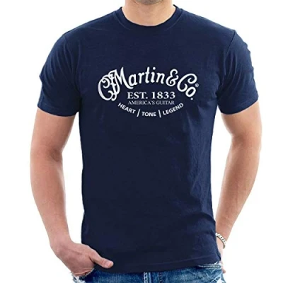 Image of NBX Cf Martin T Shirt Guitars Dark Blue XL