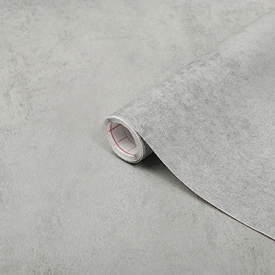 Image of d c fix vinyl wrap Concrete stone effect 45 cm x 2 m sticky back plastic roll for furniture, kitchen &amp; cupboards contact paper sticker self adhesive film