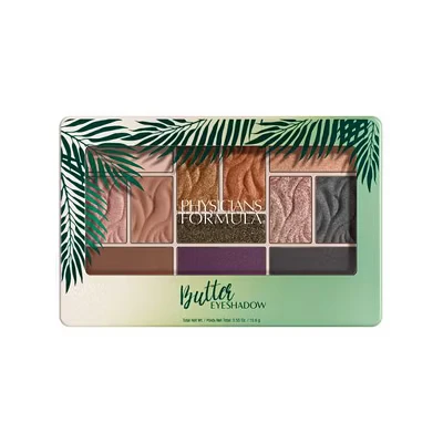 Image of Physician&#039;s Formula, Inc. Butter Eyeshadow Palette Soft and Ultra Creamy Shadows in 12 Different Shades Wet or Dry Application with Tucuma, Cupuaçu Essential Fatty Acids Sultry Nights