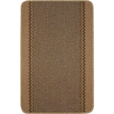Image of William Armes Limited Kilkis Hardwearing Polypropylene Mat Stain &amp; Slip Resistant Washable Doormat 80cm x 50cm (Beige)