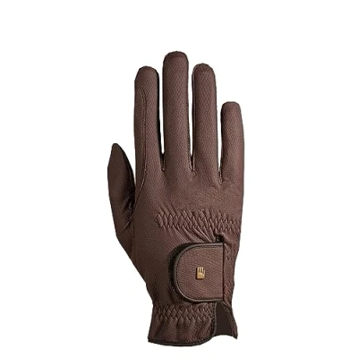 Image of Roeckl Sports equestrian gloves ROECK GRIP winter JR, kids&amp;youngst. riding glove, mocha 5