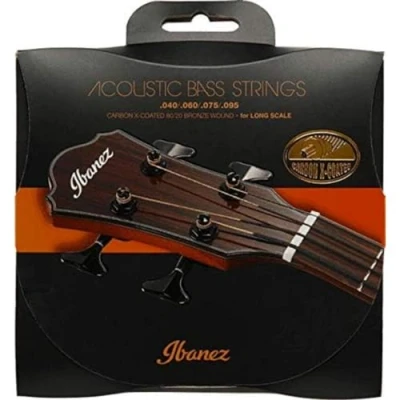 Image of Ibanez IABS4XC acoustic bass strings Carbon 40/95 Black