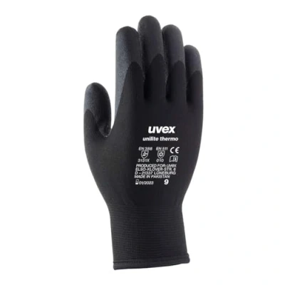 Image of Uvex 60593 10 Unilite Thermo Safety Glove, Size: 10, Black