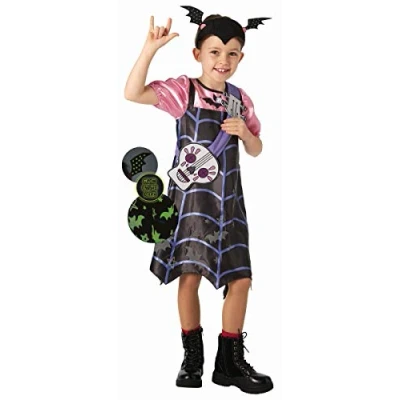 Image of Rubie&#039;s Official Disney Junior, Vampirina Childs Costume, Size Medium Age 5 6 Years Height 116 cm