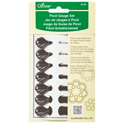 Image of CLOVER Picot Gauge Set, Metal, Multi Colour,18.5x5x11 cm