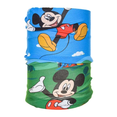 Image of Buff Unisex mid season tubular in breathable and elastic fabric Mickey 69800 Multicolour One Size