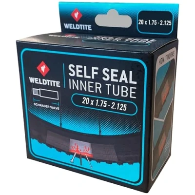 Image of WELDTITE Self Sealing Bike Inner Tube 20&quot; x 1.75 2.125, Schrader Valve