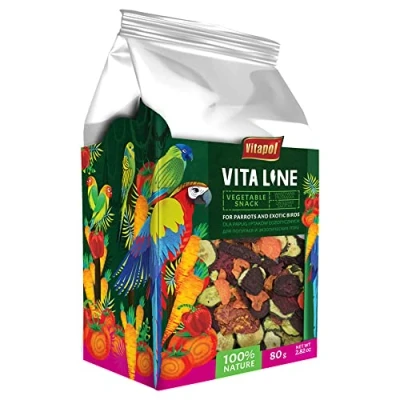 Image of Vitapol Vita Line Vegetable Mix Parrot Treat 80g