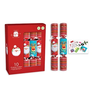 Image of DesignGroup Christmas Crackers, Multi, 10x12 inch