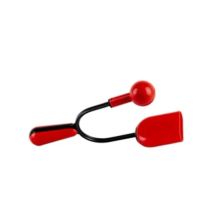 Image of Halilit Hi Lo Vibraslap. Adjustable Slider. Professional Hand Percussion Shaker Musical Instrument. Teens &amp; Adults. Durable Easy to Master Red