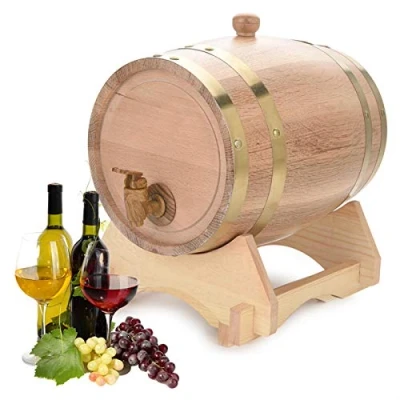 Image of Personalize Customed Engraved American Premium Oak Aging Barrel Age Your own Whiskey, Beer, Wine, Bourbon, Tequila, Rum, Hot Sauce &amp; More Aged (5L)