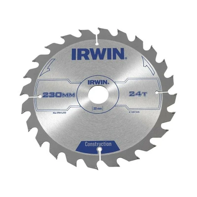 Image of Irwin Construction Circular Saw Blade 230 x 30mm 24T ATB IRW1897205
