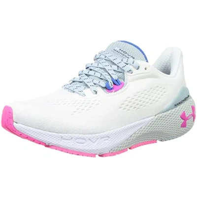 Image of Under Armour HOVR Machina 3 White Womens Running Trainers Size UK 8