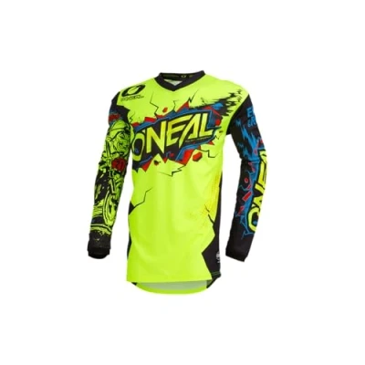Image of O&#039;Neal Men&#039;s Element Villain Jersey, Neon Yellow, M UK