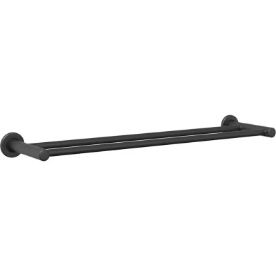 Image of Towel Rack Black 61 x 14.5 5 cm Stainless steel Vidaxl