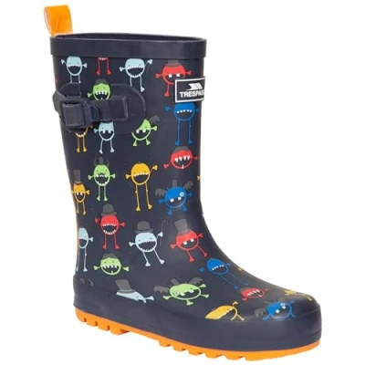 Image of Trespass Kids Welly Boot Wellies Adjustable Buckle Puddle