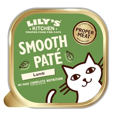 Image of Lily’s Kitchen Smooth Lamb Paté Complete Nutrition Adult Cat Food 19 x 85g