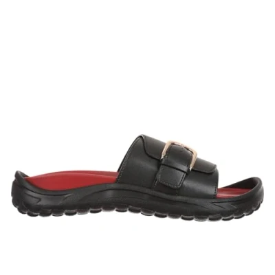 Image of MBT NIKKO Women&#039;s sandals color:BLACK/RED size:39