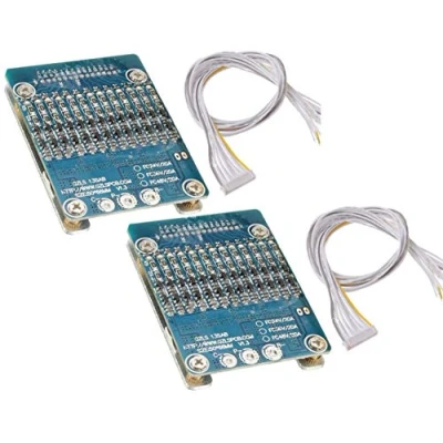 Image of TECNOIOT 2pcs 13S 48V 20A Li ion Lithium Cell 18650 Battery Protection BMS PCB Board