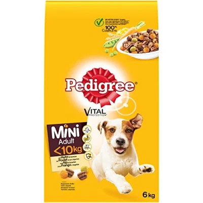 Image of Pedigree Dog Food Adult Dry Mini Dogs Pack of 1 x 6kg