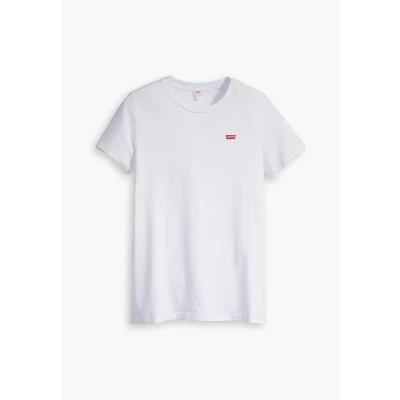Image of Levi&#039;s Perfect TEE Basic Tshirt, Women&#039;s, Size: XXS, White