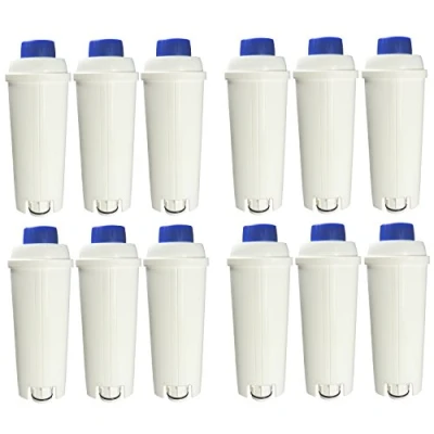 Image of DeLonghi Water Filter for Coffee Machines Suitable ECAM, ESAM, ETAM, BCO, EC, Pack of 12