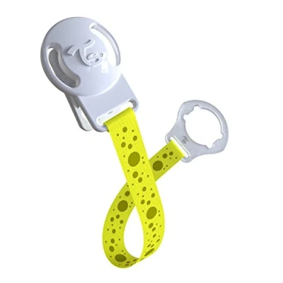 Image of Twistshake Pacifier Clip Yellow