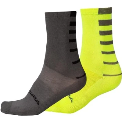 Image of Endura Coolmax Stripe Cycling Socks II 2 Pack