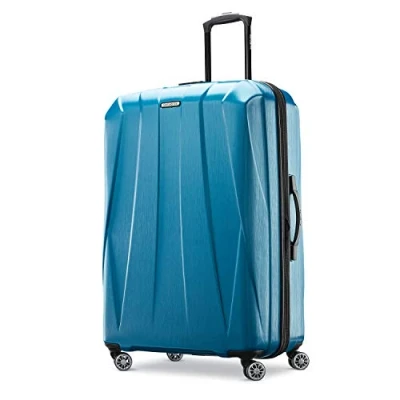 Image of Samsonite Centric 2 Hardside Expandable Luggage, Caribbean Blue, Carry On 20 Inch, Luggage